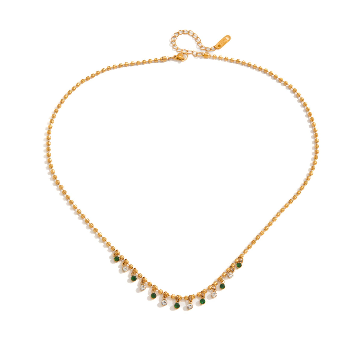 Collar Atenea · Destello esmeralda