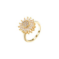 Anillo giratorio Girasol