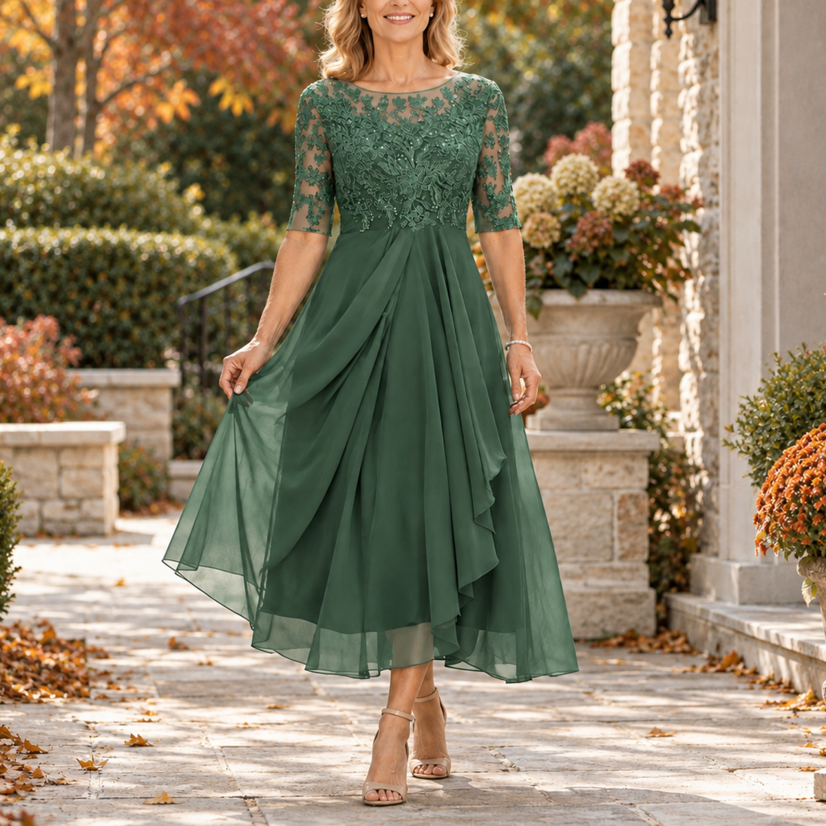Vestido Avi verde