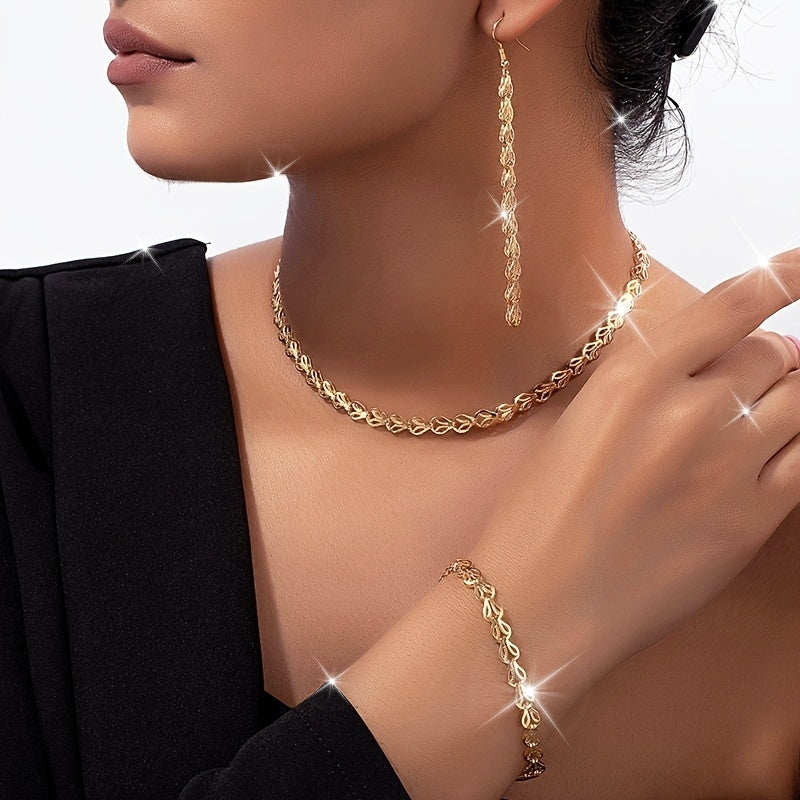 Set de joyas elegante 3 piezas Noémie