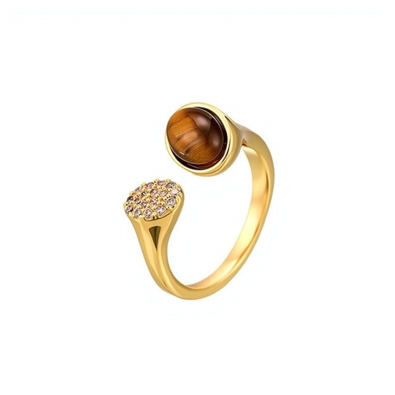 Anillo ajustable Ojo de Tigre