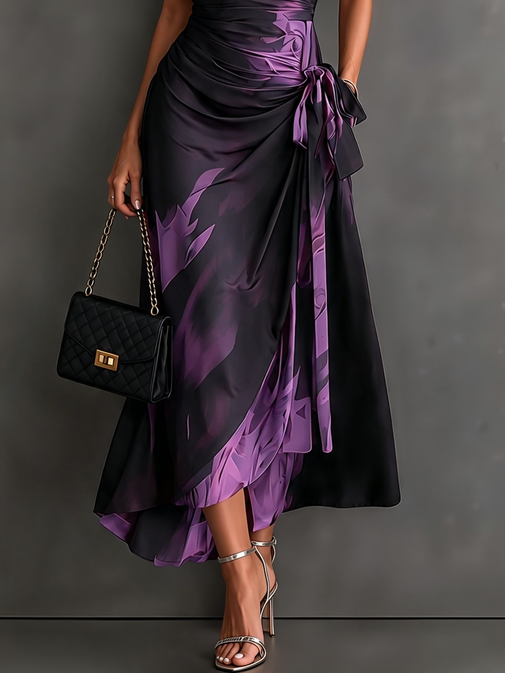 Elisa vestido bajo con volante