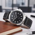 Reloj clásico estilo aviador
