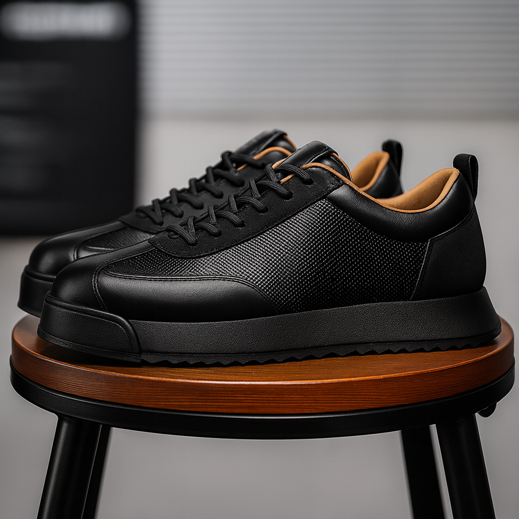 Zapatos elegantes de piel