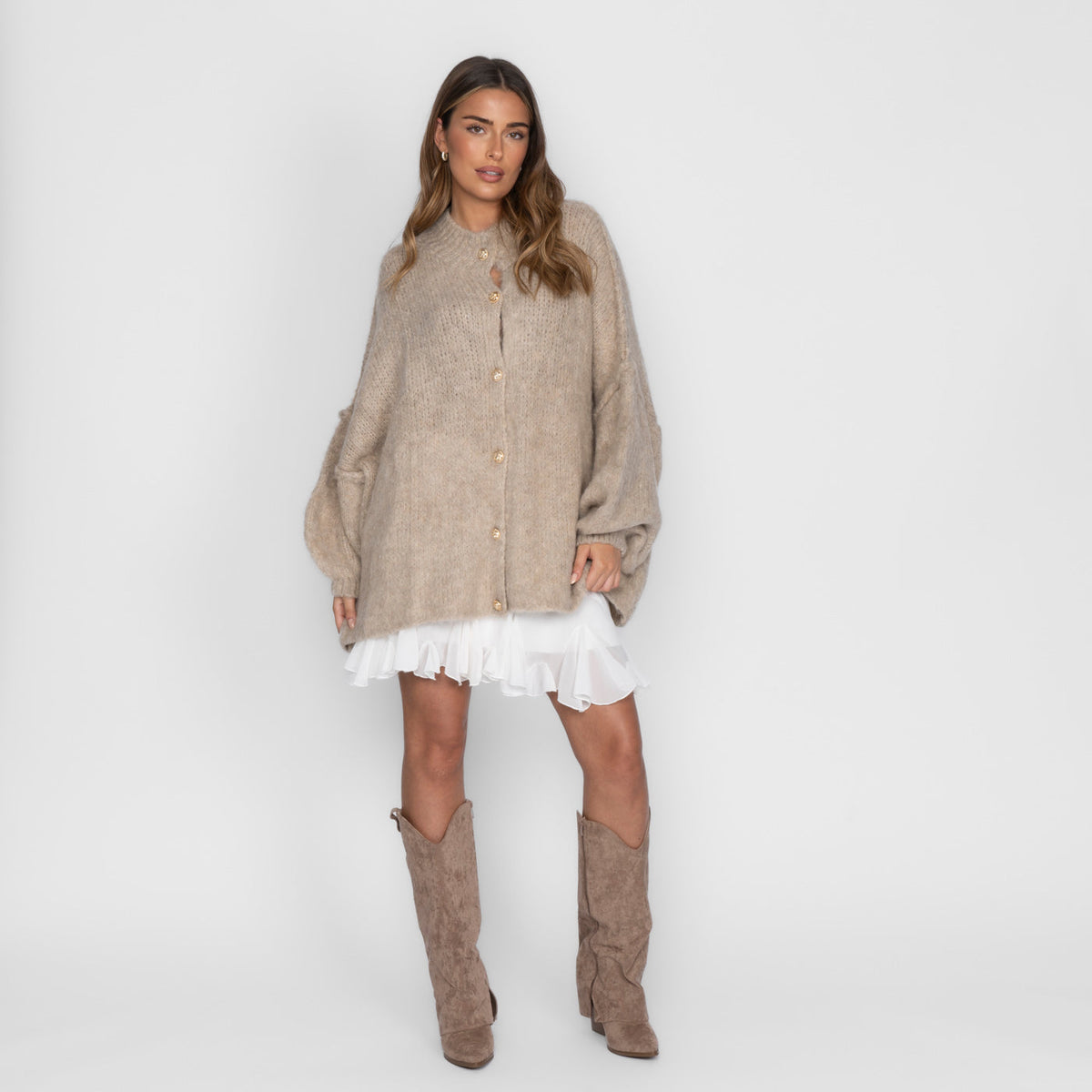 Rebeca ultrasuave de corte amplio «CozyGlam»