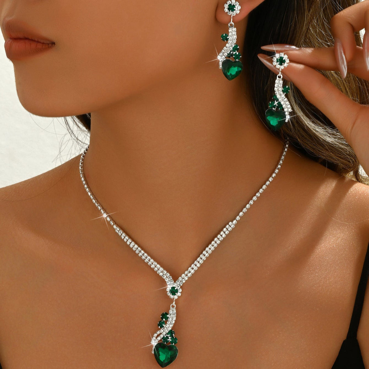 Set de joyas con circonitas Delphine