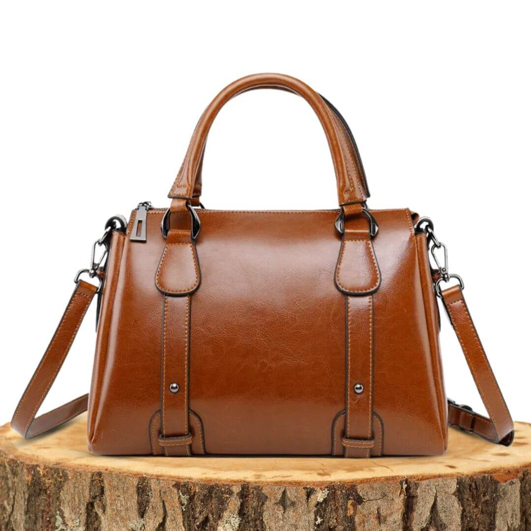 Bolso de hombro brillante Camille