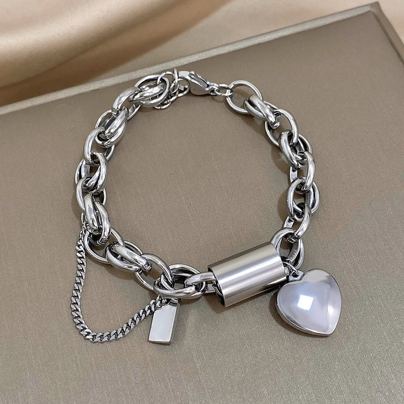 Pulsera cadena con corazón Juliette