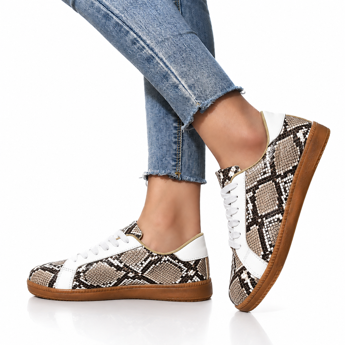 Zapatillas efecto serpiente