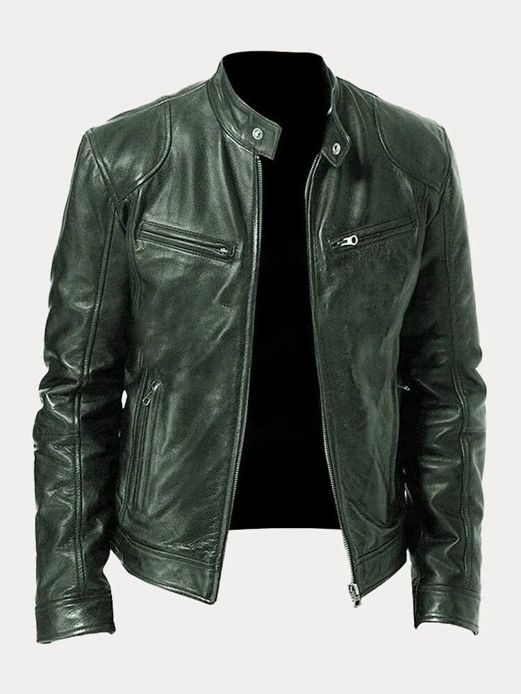 Chaqueta de piel suave
