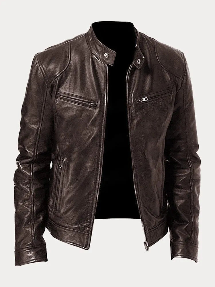 Chaqueta de piel suave