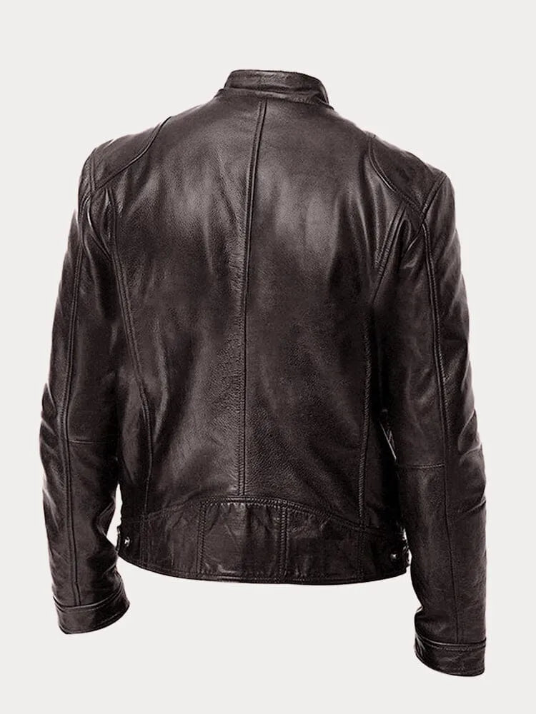Chaqueta de piel suave