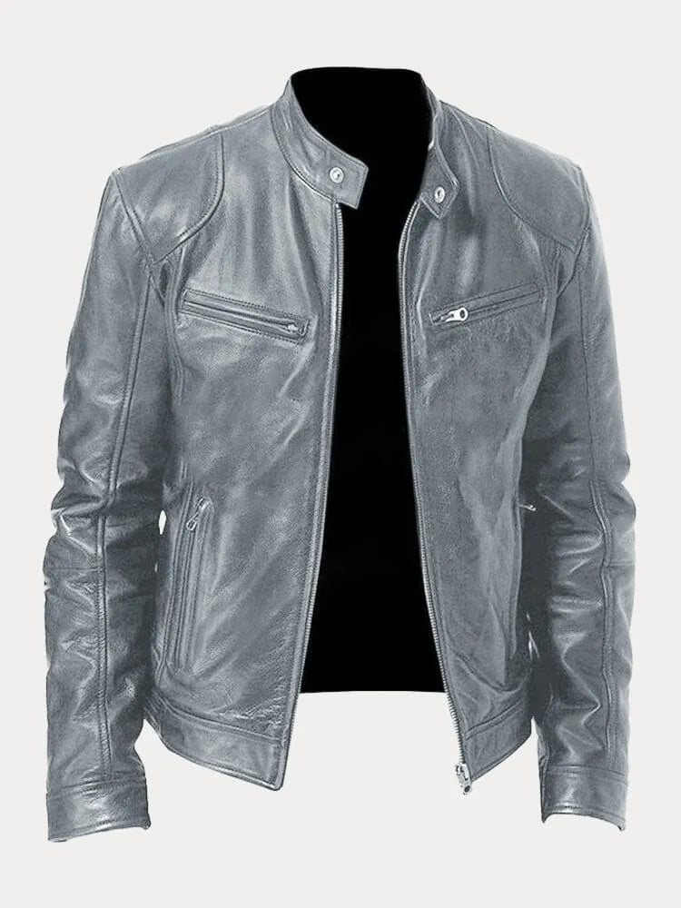 Chaqueta de piel suave