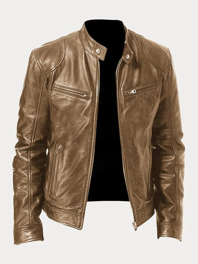 Chaqueta de piel suave