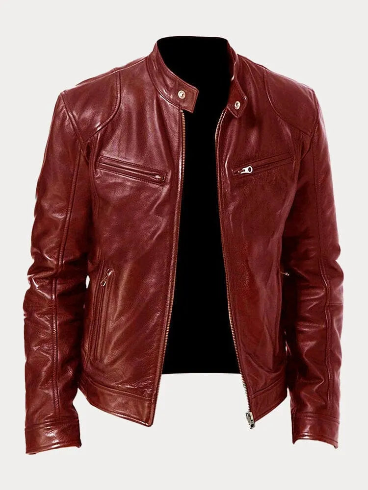 Chaqueta de piel suave