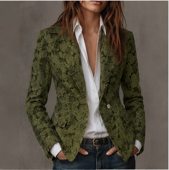 Estelle | Blazer entallado de jacquard