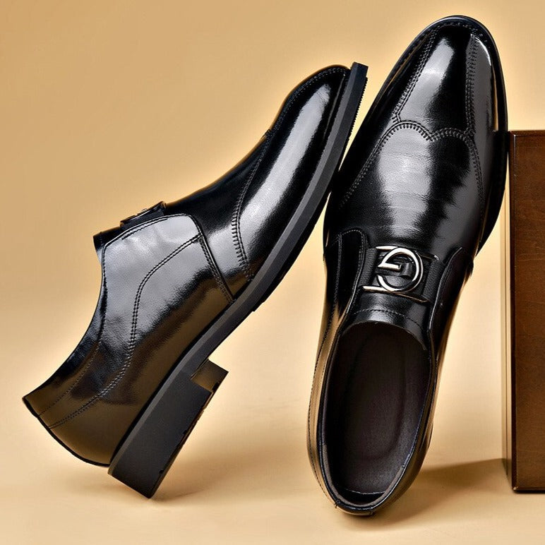 Zapatos ejecutivos clásicos de piel