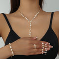 Set de joyas flor brillante Valentine