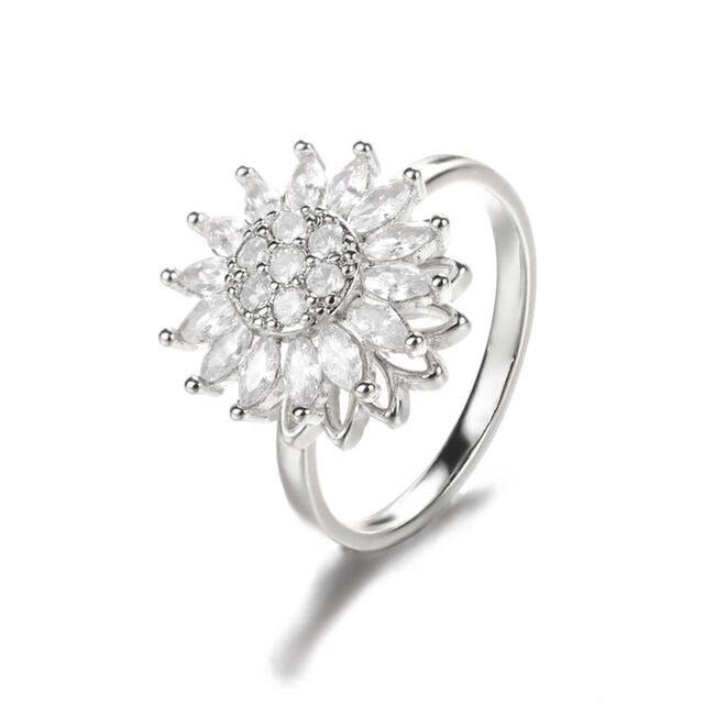 Anillo giratorio Girasol