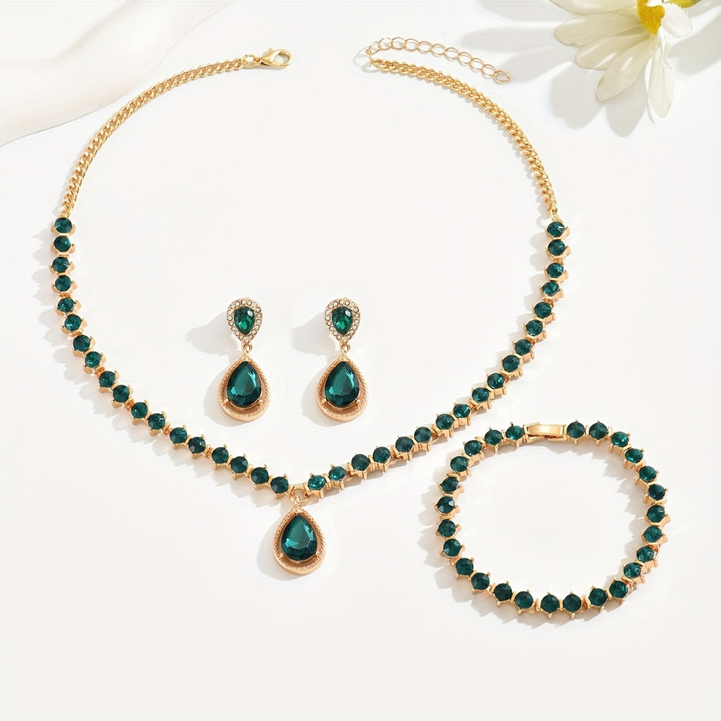 Set de joyas cristal geométrico Fantine