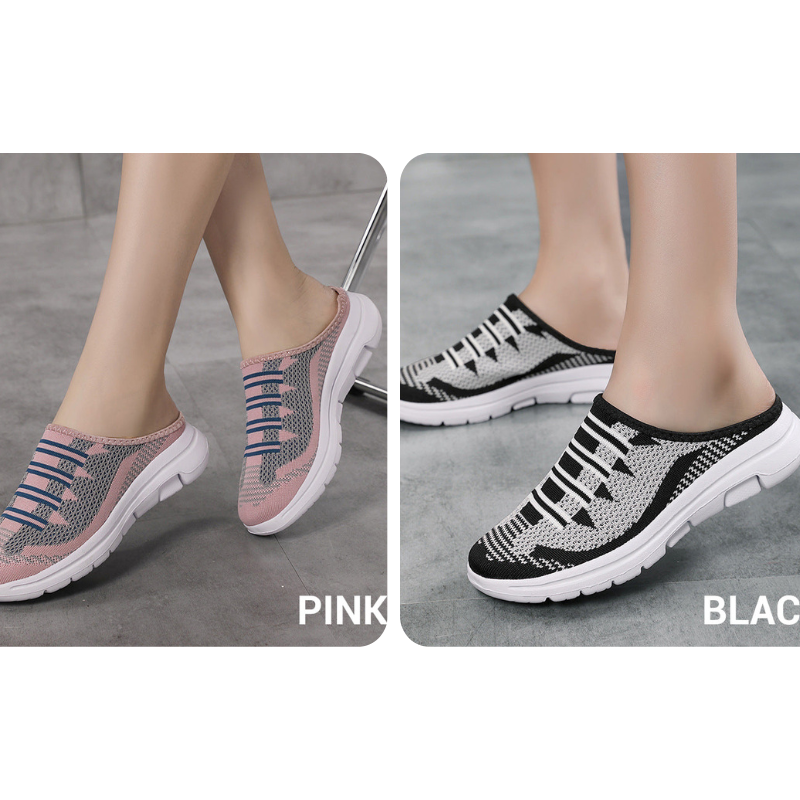 Zapatillas de casa cómodas y transpirables con punta cerrada