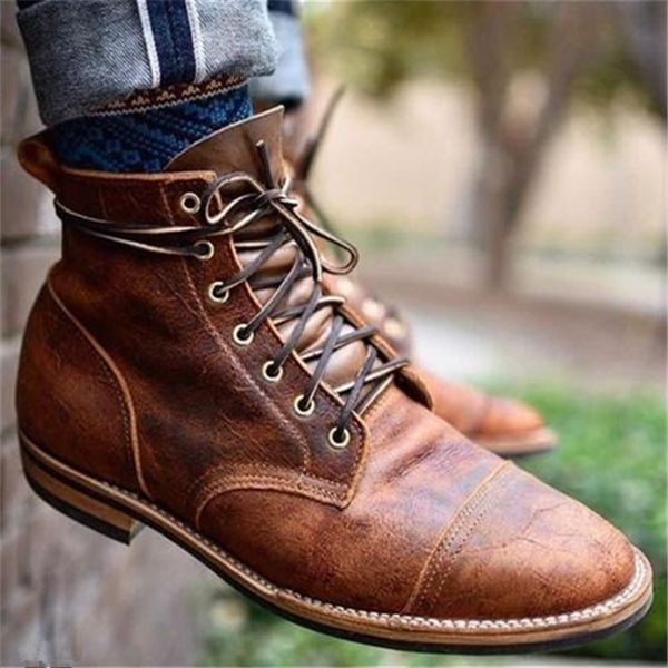 Henry | Botas retro de piel vegana