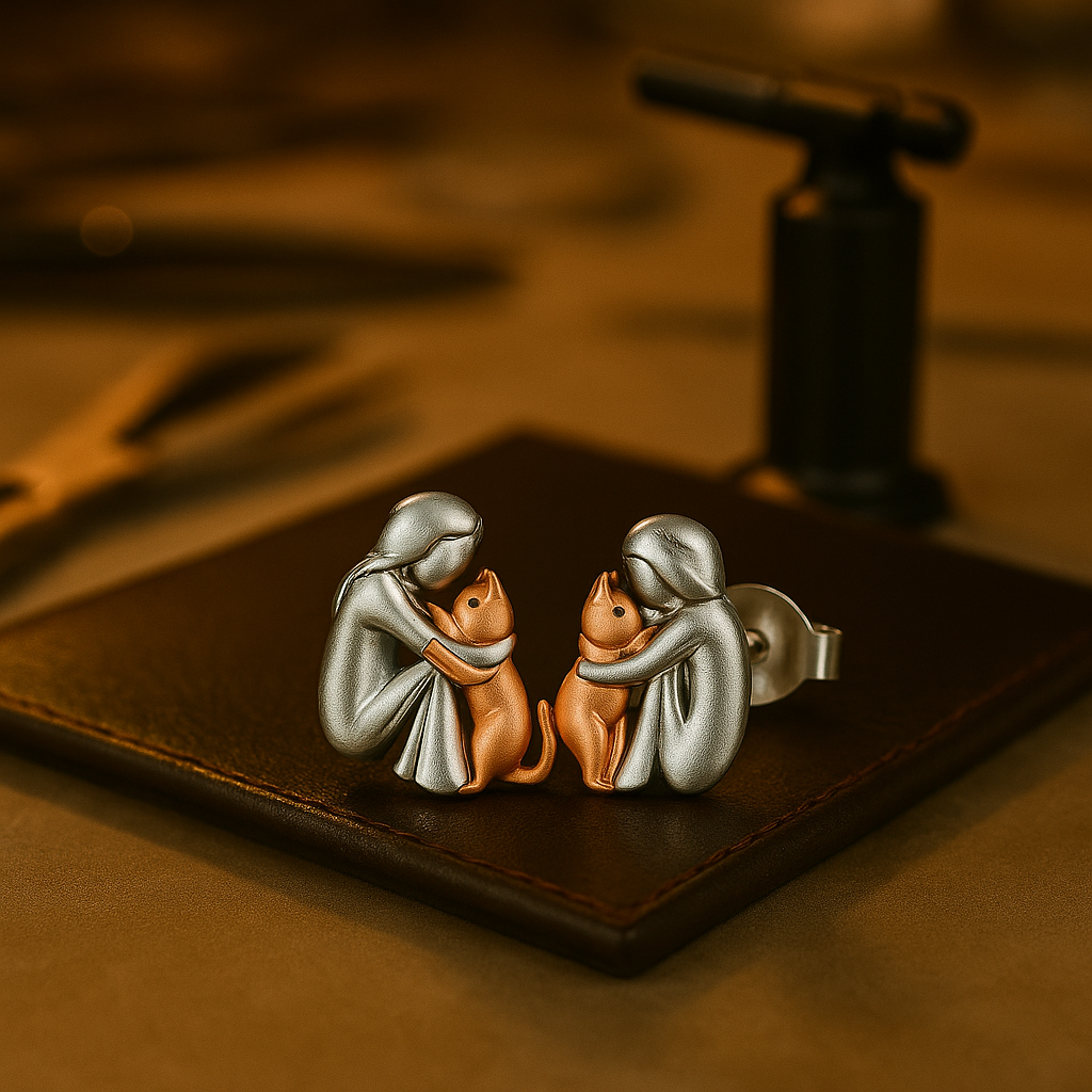 Pendientes gato Aveline