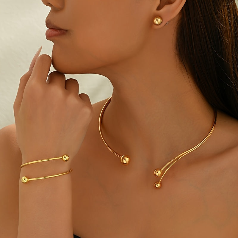 Set de joyas geométrico moderno Margot