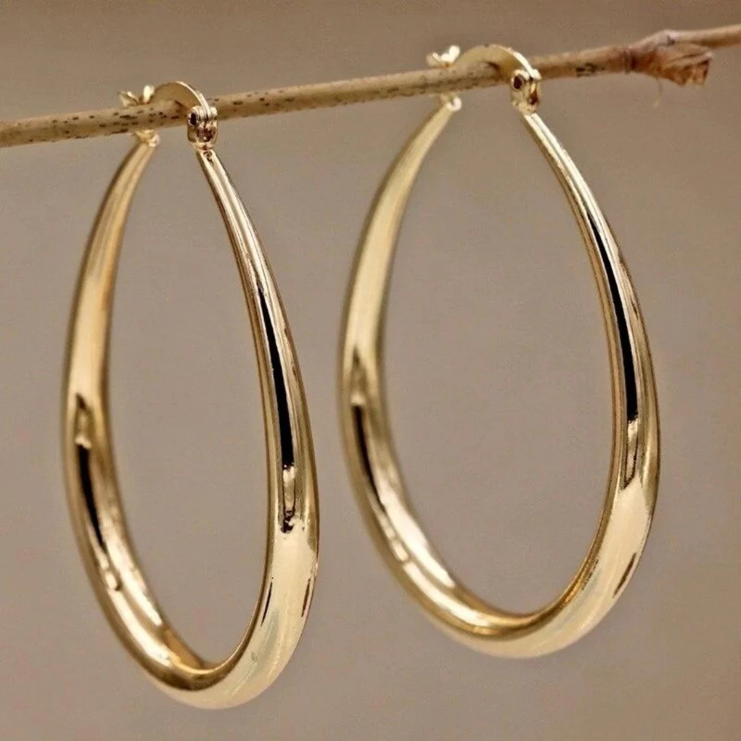 Pendientes dorados vintage Victorine