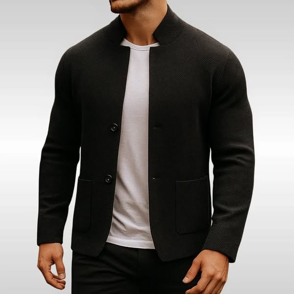 Blazer de punto de alta gama para hombre