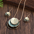 Pendientes piedras azules vintage Bleuenn