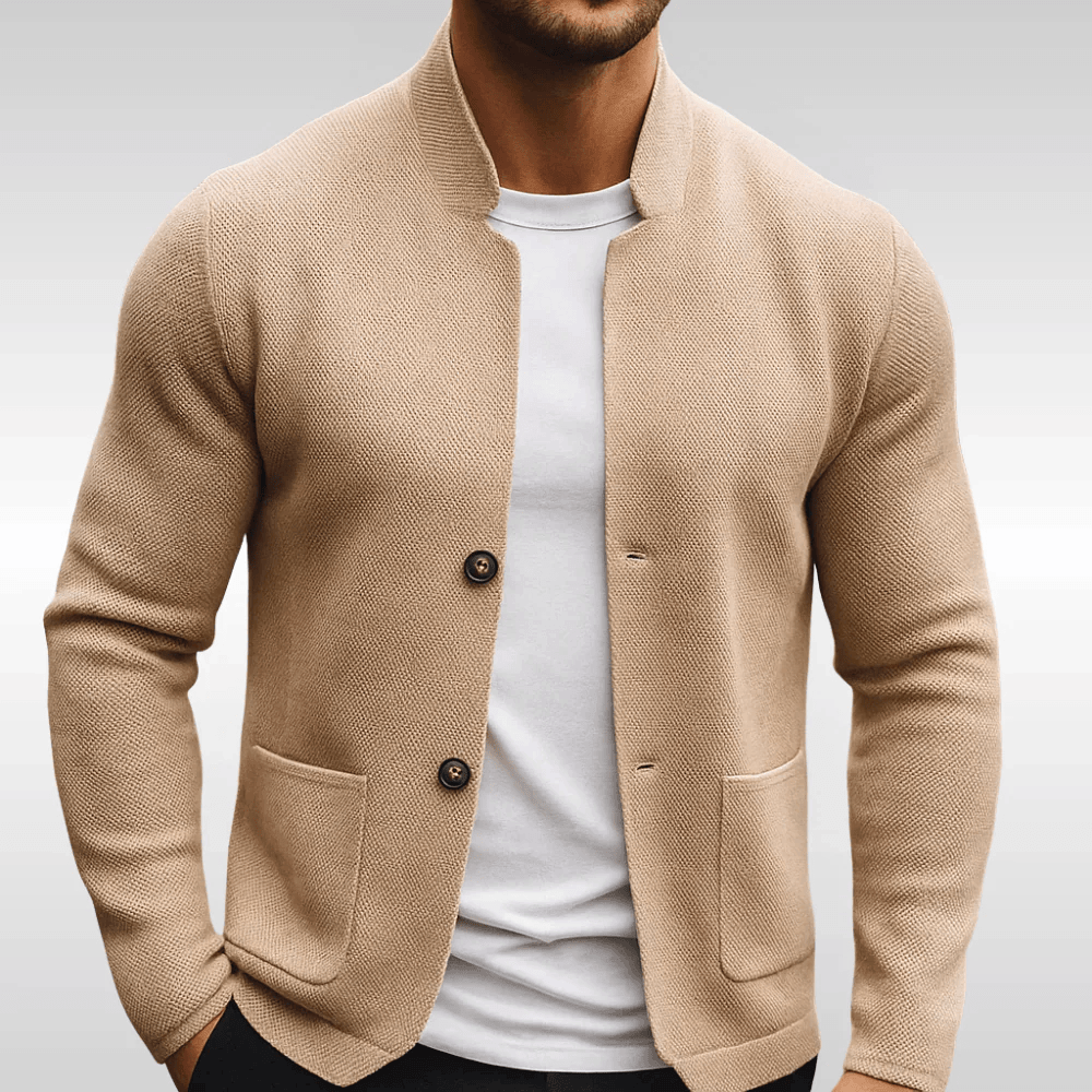 Blazer de punto de alta gama para hombre