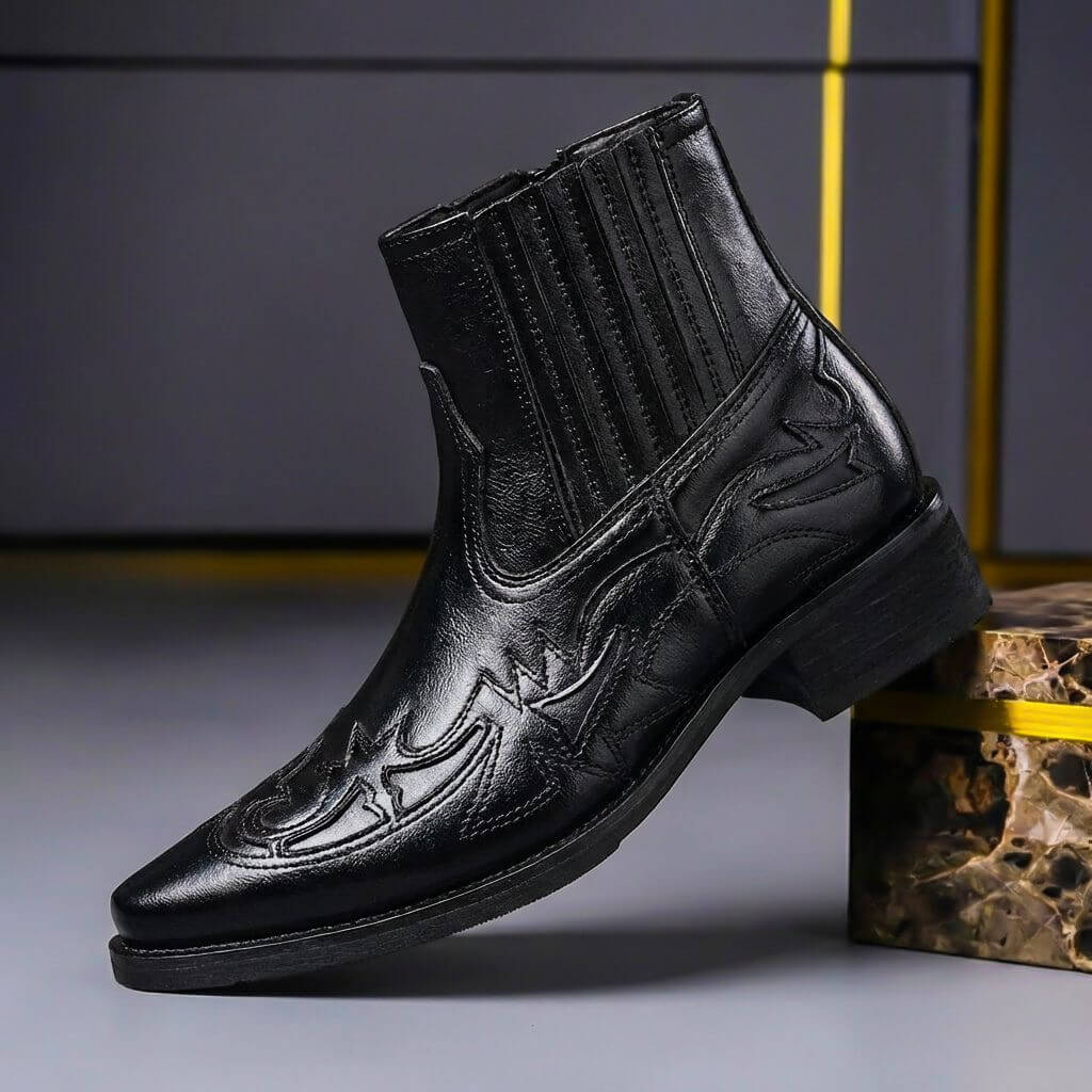Nollan | Botas Chelsea de piel grabada