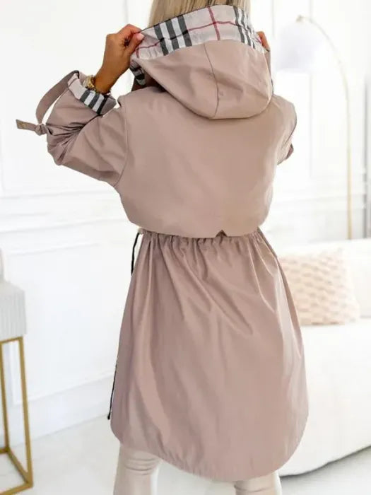 Orietta chaqueta espalda con capucha