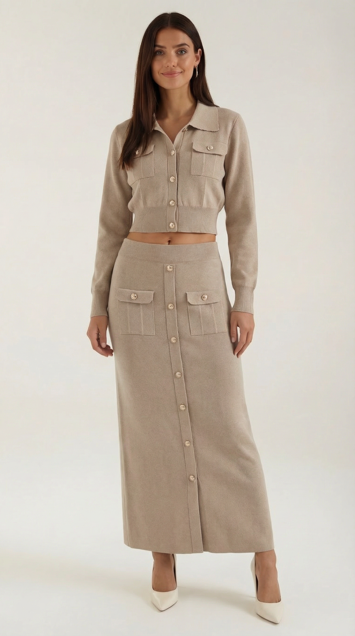 Conjunto Valeria caqui
