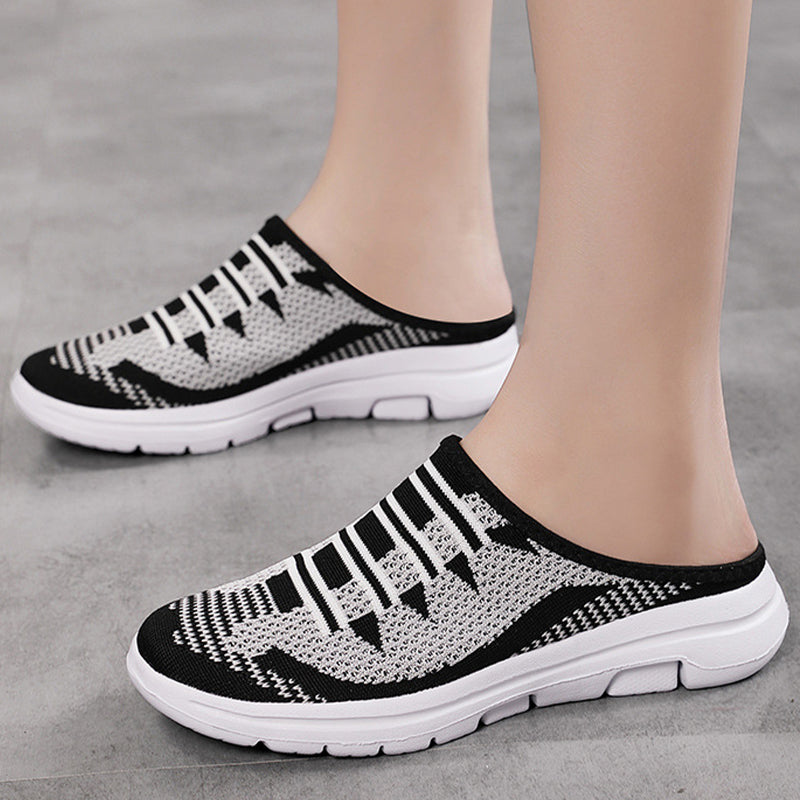 Zapatillas de casa cómodas y transpirables con punta cerrada