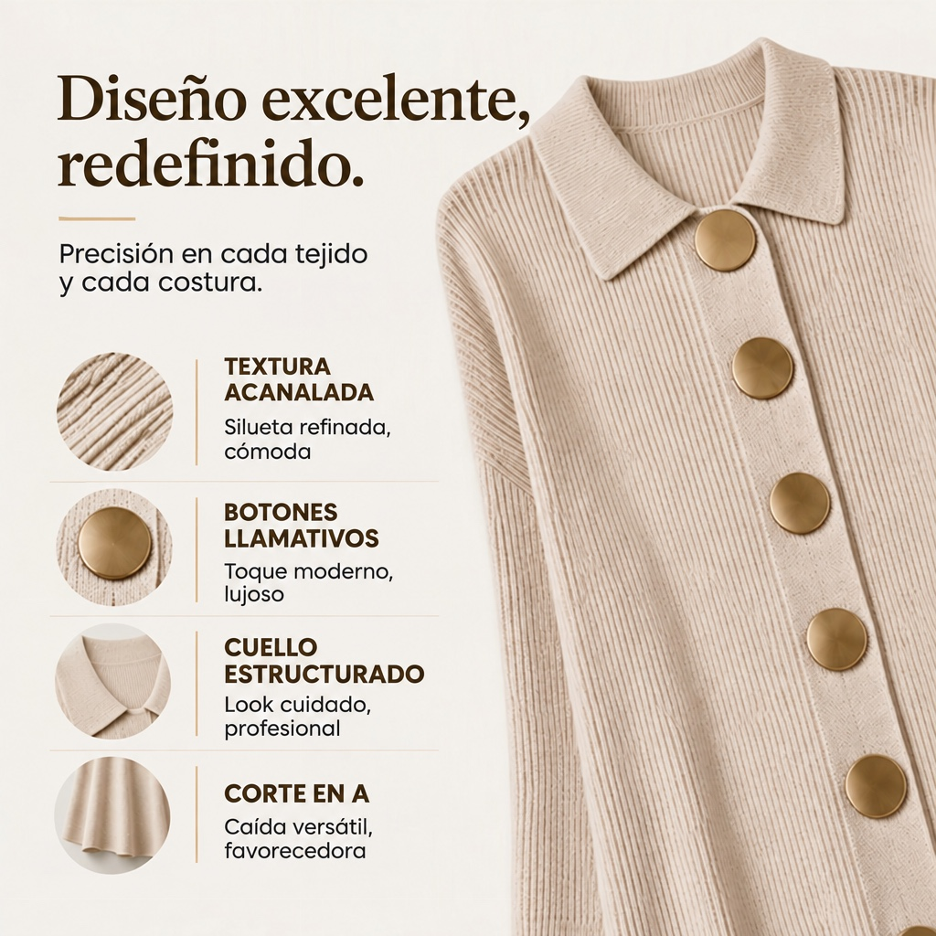 Vestido largo de punto acanalado con mangas farol